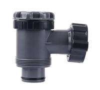 Ruioomeep Lot de 2 robinets d'arrêt de piscine 38 mm - Pour accessoires de piscine Intex, Bestway & Coleman - Valve de rechange avec compatibilité avec tuyau de 1-1/2" - Kit de raccordement de piscine