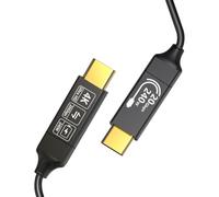 Ruipoo Câble USB C vers USB C 3M, 3.2 Gen 2x2, 20 Gbps, 240 W, Charge rapide 48 V/5 A, Transfert vidéo 5K à 60 Hz, Compatible Thunderbolt 3/4, Ordinateur, Téléphone, Tablette, Moniteur