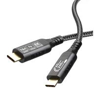 Ruipoo USB4 Cable with Thunderbolt 4 2M, 40Gbps USB-C Data & Video Cable, 8K@60Hz & 4K@144Hz, 240W Fast Charging for MacBook Pro, Mobile, Tablet, Monitor & USB-C Devices