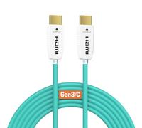 RUIPRO Câble HDMI 2.1 à fibre optique, 48Gbps, 8K60, 4K120, HDR, eARC, 25 m