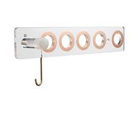 Ruiqas Convient aux sèche-cheveux Dyson avec support magnétique pour suspension non perforée support acrylique_blanc