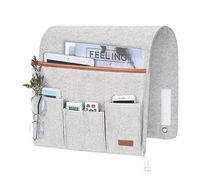 Ruiqas Organiseur pour Accoudoir de Canapé à Suspendre Antidérapant pour Canapé, Chaise, Chevet, Poche de Rangement pour Tablette, Magazines, Livres, Télécommande