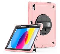 RuiRdot Étui Antichoc Compatible avec l'iPad 10e génération, étui de Protection avec Support Rotatif, dragonne et bandoulière pour l'iPad 10e génération 2022 10,9 Pouces (R02)