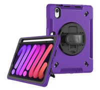 RuiRdot Etui Antichoc Compatible avec l'iPad Mini 6,Etui de Protection avec Support pivotant à 360°/Sangle à Main/Sangle d'épaule pour iPad Mini 6ème génération 8.3 Pouces (R10)