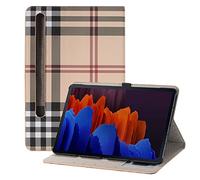 RuiRdot étui en Cuir pour Galaxy Tab S9 Plus 12.4 Pouces/Galaxy Tab S9 FE Plus 2023, Housse de Protection pour Tablette avec Support Folio Mince (Jaune)