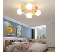 RuiRfh Lustre Spoutnik en forme de globe en verre G9 à 8 lumières doré mat plafonnier moderne du milieu du siècle luminaire suspendu vintage réglable pour salle à manger cuisine chambre à coucher ferm