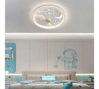 RuiRfh Plafonnier LED Enfants Dimmable Avec Télécommande - Lampe de Plafond Créative Étoile Lune - Suspension Pour Chambre d'Enfant, Salon - Décoration