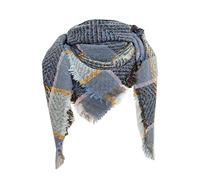 RUIRUILICO Echarpe à Carreaux Foulard Châle Coton Femme pour Automne Hiver 2023 Mode Gris Châle Elegant Femmes Foulard Châle pour Femmes Chic Scarf