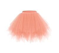 RUIRUILICO Jupe Tulle Femme Patchwork A-Line Mini Tutu Superposée Ballet Prom Plissée Taille Haute Festival Carnaval Soirée Costume Tutu Taille Unique