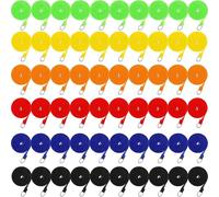RUIRUIMING Lot de 60 laisses pour chiot avec joint torique pour chiot, animal domestique, toilettage, sauvetage, marche, dressage, garderie