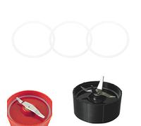 ruiruiNIE Lot de 3 joints de rechange en caoutchouc 7,8 cm - Pour mixeur, centrifugeuse - Blanc - 78 mm
