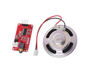 ruiruiNIE UART Module de Lecteur de Musique MP3 série avec Haut-Parleur Monaural Amplifier Board pour Arduino MP3 Music Player Module