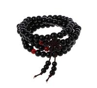 ruiruiNIE108 prière Bois Perles Mala Bracelet-Bois de Santal Naturel 8mm Perles Bracelets-Bois Naturel tibétain Bouddhiste Bouddha Collier de méditation