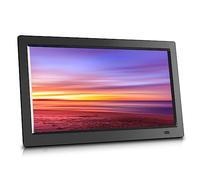 RUIRUME Grand Cadre Photo numérique 32 Pouces 1920 * 1080 IPS Display, capteur de Mouvement, 1080P Meilleur Cadre Photo numérique for Offrir en Cadeau (Color : Black)