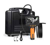 Ruiseawing Caméra d'inspection avec Double Objectif, Endoscope Industriel avec 6 lumières LED, 4,5 Pouces HD, écran IPS 1080P, Carte 32 Go, étanchéité IP67