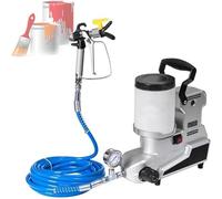 Ruiseawing Pulvérisateur de Peinture airless Haute Pression 1600 W, Pistolet à Peinture électrique à Pression réglable, capacité de 2 L, Tuyau de 5 m, Pistolet Mural Portable, pour Peinture DIY