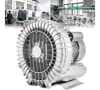 Ruiseawing Souffleur régénératif 2 CV, Pompe à Vide monophasée 1,5 KW, 240 pi³/Min, 110-220 V, pour soufflage d'air Industriel, systèmes de Vide, Remplacement d'aération et aquaculture.