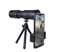 Ruiseawing Télescope monoculaire 4K 10-300 x 40 mm Téléobjectif Portable Spyglass Zoom Voyage Activités de plein air