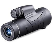 Ruiseawing Télescope portable haute puissance 10 x 42, télescope monoculaire haute HD compact avec lentille prismatique BAK4 en verre ED avec adaptateur smartphone pour adultes observation des