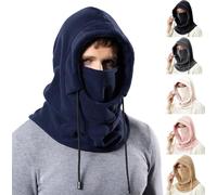 RUITOTP Chapeau Femme Multifonction Cagoule Masque de Ski Hiver Chaud Coupe-Vent Masques Polaire Chapeau pour Hiver Temps Froid Ski Outdoor Moto Montagne Camping Randonnée
