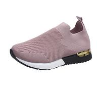 RUITOTP Chaussures sans Lacets Femme - Orthopédique Pas Cher Baskets sans Laçage Chaussures De Marche À Plateforme Orthopédique Légères Et Confortables Amortissement Accru Et Soulagement des Pieds