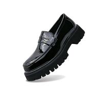 RUITOTP Édition Printemps et Automne Jeunesse Le Fu Chaussures Semelles Épaises Hauteur Chaussure Augmentées Noir Mode Hommes Casual Chaussures en Cuir