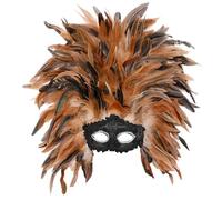 RUITOTP Masque Venitien Le Diamant Métal Noir Venise Rouge Et Masques En Papier À Peindre Blanc Antiques Rétro Mascarade Carnaval Pour Bal De Promo Costumes Soirées Dansantes