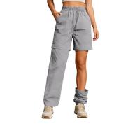 RUITOTP Pantalon de randonnée Convertible pour Femme, Fermeture éclair, léger, séchage Rapide Pantalon Randonnée Femme, Marche Convertible Short Extérieur Droit Amovible et Réversible Poche