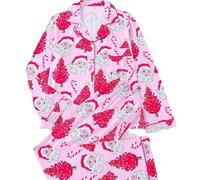 RUITOTP Pyjama Femme Coton Été Ensemble de Pyjama Court à Col en V 2 Pièces Vêtements de Nuit Short Détente Pyjashort Doux et Léger S-XL