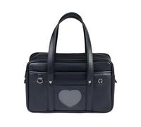 RUITOTP Sac à Main Japonais Sac d'École en Cuir Sac d'Uniforme Japonais Sac de Transport pour Ordinateur Sacs Porte-Documents en Cuir avec bandoulière pour École, Travail, Voyage