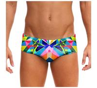 RUITOTP Slip de Bain Homme Coupe Compétition Imprimé Fleurs Tropicales Feuillages Tissu Séchage Rapide Résistant au Chlore Sel Marin Élastique Piscine Plage Anti-Frottement Tailles S à XXL