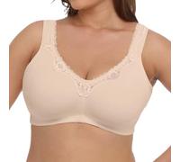 RUITOTP Soutien-gorge de mastectomie en dentelle de coton doux pour femme, grande taille, couverture complète, sans armatures, soutien-gorge à poche non rembourré