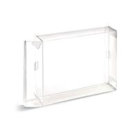 Ruitroliker 10pcs Clear Box Sleeve Protector for NES Games Cartridge Box