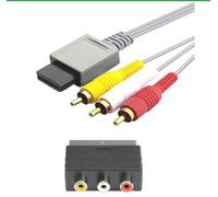 RUITROLIKER Câble composite TV RCA 1,8 m avec adaptateur péritel 3RCA pour console Wii Wii U