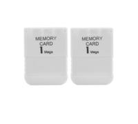 RUITROLIKER Lot de 2 cartes mémoire de 1 Mo compatibles avec console PS1