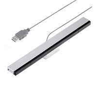 RUITROLIKER USB Sensor Bar Infrared IR Ray Motion Sensor Signal Receiver for Wii and Wii U Console with Stable Stand