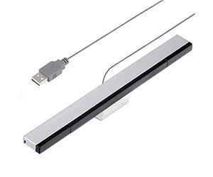 RUITROLIKER USB Sensor Bar Infrared IR Ray Motion Sensor Signal Receiver for Wii and Wii U Console with Stable Stand