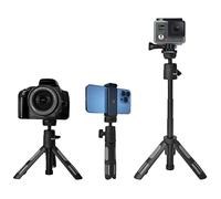 Ruittos Trépied de téléphone et Perche à Selfie pour iPhone, Webcam, Bureau, Sony, Appareil Photo Canon G7x, Go Pro, Voyage 11,5", trépied Compatible DJI osmo Pocket 3, 2