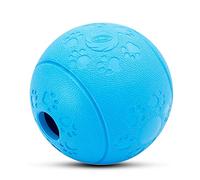 Ruiuzi Jouet interactif pour chien résistant aux morsures Balle distributrice de friandises pour chien, pour jouer et mâcher