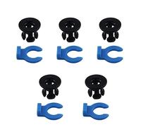 Ruiwaer Lot de 10 colliers de serrage Bowden pour Hotend, noir, bleu