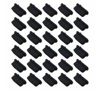 Ruiwaer Lot de 30 bouchons anti-poussière HDMI en silicone haute définition 15 x 5,5 x 7,25 mm Noir