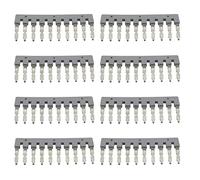 Ruiwaer Lot de 8 cavaliers à 6 côtés pour pont extérieur en cuivre - Gris