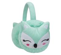 RUIXIA Cache-oreilles Fille Garçon Chaud Hiver Cache-oreile en Peluche Couvre-oreilles Mignon en motif de Renard Couvre-oreilles Epais anti Froid pour Vélo Ski