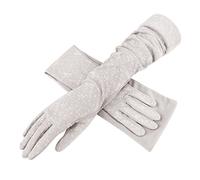RUIXIA Gants de Conduite Anti-Dérapant Gants Longue Anti UV Gants Coton Gants de Protection UV Gants Anti Soleil pour Conduire Vélo Moto Pêche