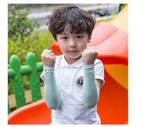 RUIXIA Manchette Anti UV pour Enfant Manchons Anti Soleil Refroidissement pour Enfant Manchons de Bras Protection Solaire pourCyclisme Football Pêche Activités en Plein Air