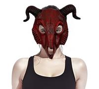 RUIXIA Masque Chèvre Halloween Adulte Masque d'Animal Horreur pour Halloween Masque Terrible Halloween pour Déguisement Soirée Cosplay Carnaval