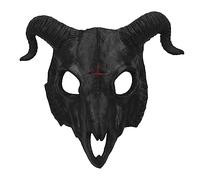 RUIXIA Masque Chèvre Halloween pour Adulte Masque d'Animal Terrible pour Halloween Masque Horreur Halloween Adulte pour Déguisement Soirée Cosplay Carnaval