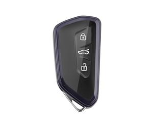 Ruiya Compatible avec 2025 2026 2027 Cupra Tavascan | Terramar | Formentor | Born | Leon Coque de e voiture Boîtier de n TPU pour télécommande de voiture Housse de protection [Violet-noir]