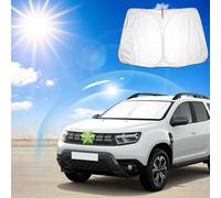 Ruiya Compatible avec Dacia Duster 2 2018-2023 2024 Pare-Soleil de Pare-Brise de Voiture, Pare-Brise-Soleil Couverture Pare Soleil Visière de Pare-Brise Anti UV Pare Brise Avant Duster Accessoires