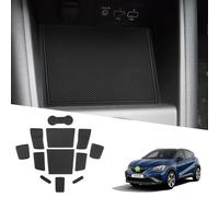 Ruiya pour Renault Captur | E-Tech |Plug-in Hybrid 2019-2024 2025 Antidérapant Intérieur Tapis, Captur Tapis en Caoutchouc Tapis de Voiture Tapis Accoudoir Protection Captur Accessoires
